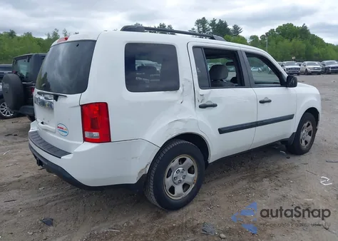 2014 Honda Pilot Lx from USA, damaged, VIN 5FNYF3H24EB004215